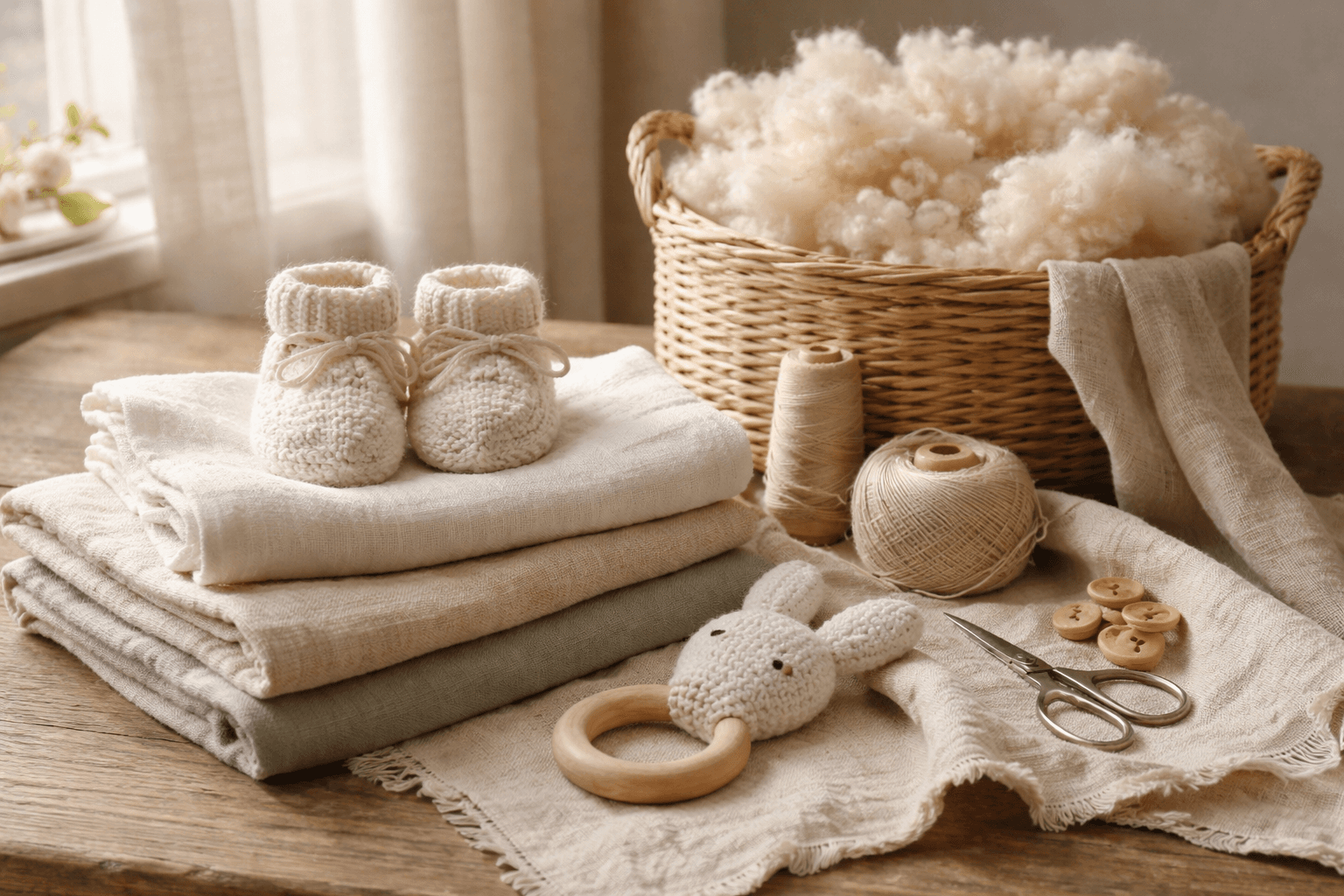 Naturlige materialer og håndlaget uttrykk i varmt morgenlys